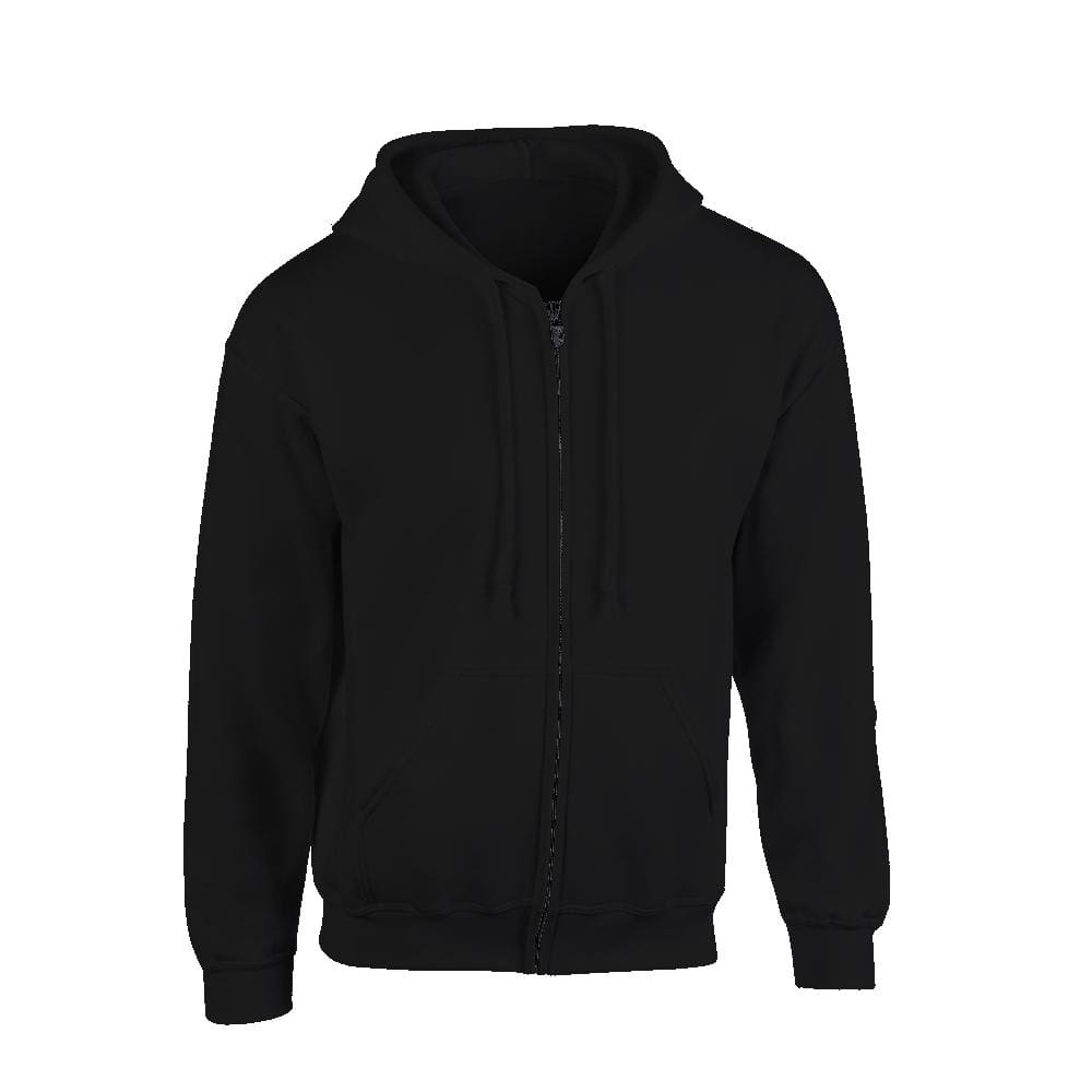 Classic mid weight zip-up hoodie for embroidery or screen print at ...