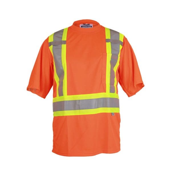 High Vis Safety T-shirt for embroidery or screen print at Black Fish ...