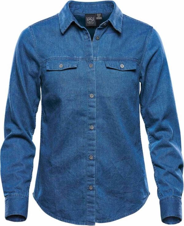 Stormtech SFD-1W in light denim for Black Fish Clothing embroidery or screen print in Whistler