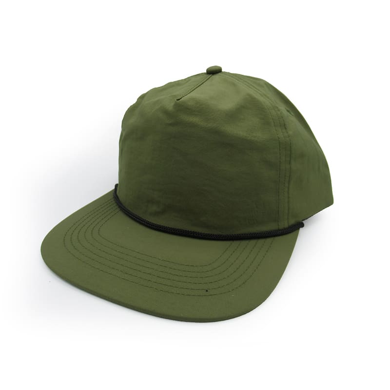 BF Yew hat - Nylon flat brim snapback for embroidery or screen print at  Black Fish Clothing