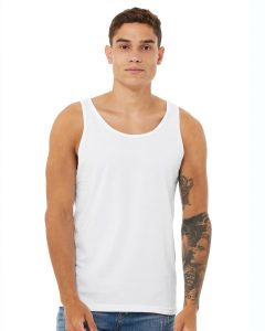 BELLA + CANVAS 3480 Unisex Jersey Tank for customisation embroidery or screenprint in Whistler Canada